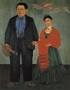 Diego Rivera Rivera and Carlo oil on canvas
